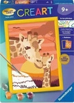 Ravensburger Spieleverlag CreArt Malen nach Zahlen Kinder - Giraffe mit Baby