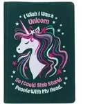 I Wish I Was a Unicorn Embroidered Journal von Insight Edtiions/ Insights /...