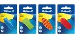 Pelikan Designradierer 4 verschiedene Farben und Formen farbig sortiert 1 St&uuml;ck /