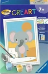 Ravensburger Spieleverlag CreArt Malen nach Zahlen Kinder - S&uuml;&szlig;er Elefant