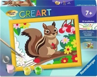 Ravensburger Spieleverlag CreArt Malen nach Zahlen Kinder - Streifenh&ouml;rnchen