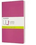 Moleskine Cahier Large/A5 3er Set Blanko Kinetisches Pink / Moleskine Germany...