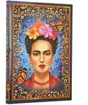 The Colourful Portrait (Vida Frida) Midi Lined Hardcover Journal (Elastic Band