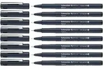 Schneider Fineliner Pictus Strichst&auml;rken 005 - 09 mm 8er Set / Schneider