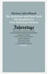 Kleines Adressbuch f&uuml;r Jerichow und New York / Suhrkamp Verlag / Taschenbuch