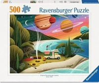 Ravensburger Spieleverlag Erwachsenenpuzzle 500 Teile - Camping unter dem Kosmos