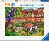 Ravensburger Spieleverlag Erwachsenenpuzzle 500 Teile - Kleinstadtidylle