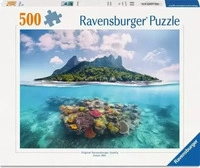 Ravensburger Spieleverlag Erwachsenenpuzzle 500 Teile - Insel und Korallenwelt
