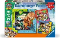 Ravensburger Spieleverlag Kinderpuzzle 3x49 Teile - Paw Patrol 3 Dino Movie