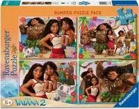 Ravensburger Spieleverlag Kinderpuzzle 4x100 Teile - Disney Vaiana 2 - Abenteuer in