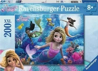 Ravensburger Spieleverlag Kinderpuzzle 200 XXL Teile - Meerjungfrauen Magie