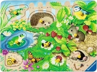 Ravensburger Spieleverlag Kinderpuzzle 10 Teile - Meine Gartenfreunde