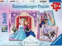 Ravensburger Spieleverlag Kinderpuzzle 3x49 Teile - Disney Die Eisk&ouml;nigin - Disney