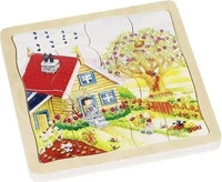 Gollnest & Kiesel Schichtenpuzzle Jahreszeiten 54 Teile