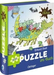 Oetinger Die Olchis. Puzzle im Buch. Feuerstuhl. 300 Teile Format 48 x 34 cm