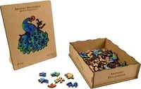 Philos 9081 - Artefakt Holzpuzzle 2in1 Pfau / Philos / Spiel
