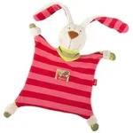 sigikid 40594 - Schnuffeltuch Hase pink gestreift Classic / sigikid / Spiel