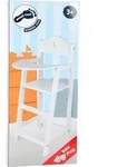 Small foot 2857 - Puppenhochstuhl Holz wei&szlig; Sitzh&ouml;he: 30cm / Legler / Spiel