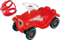 BIG 800056106 - Bobbycar Set mit Fl&uuml;sterr&auml;der und Schuhschoner