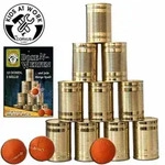Corvus A750420 - Dosenwerfen 10 kleine Dosen 3 B&auml;lle / Corvus / Spiel