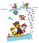 Paw Patrol 2432205063 - Bettw&auml;sche 40x60 cm + 100x135 cm 100% Baumwolle / Herding /