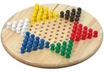Philos 3103 - Halma rund Kiefer Strategiespiel 29cm / Philos / Spiel