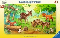 Ravensburger Spieleverlag Tierkinder des Waldes. Rahmenpuzzle 15 Teile