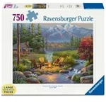 Erwachsenenpuzzle 750 Large Pieces - Lagerfeuer-Romantik / Ravensburger Spieleverlag