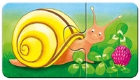 Ravensburger Spieleverlag Tiere im Garten. Puzzle 9 x 2 Teile