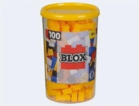 Simba Toys Simba 104118898 - Blox Steine in Dose Konstruktionsspielzeug 100 gelb