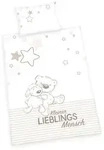 Herding Baby Best Kleinkinder-Bettw&auml;sche-Set Jana Lieblingsmensch Wendemotiv