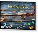 Schipper Malen nach Zahlen - Sonnenaufgang am See (Triptychon) / Noris Spiele...