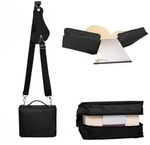 SartoriusSKIN Tasche BASIC 2.0 Gr. L in Onyx-Schwarz mit Tragegurt & Buchst&uuml;tze von
