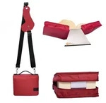 SartoriusSKIN Tasche BASIC 2.0 Gr. L in Rubin-Rot mit Tragegurt & Buchst&uuml;tze von