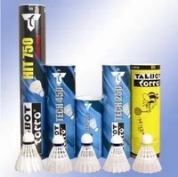 MTS Sportartikel Talbot-Torro - Badmintonball Tech 450 Premium Nylonfederball 6er