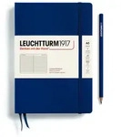 Notizbuch Medium (A5) Hardcover 251 nummerierte Seiten Marine Liniert /