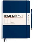Notizbuch Master Slim (A4+) Hardcover 123 nummerierte Seiten Marine Blanko /