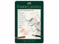 Faber-Castell Pitt Monochrome 12er Set Metalletui