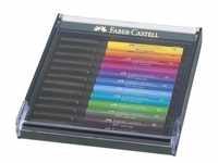 Faber-Castell Tuschestift PITT Artist Pen Brush 12er Set Basis Farben