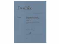 Dvorák Antonín - Romantische Stücke op. 75 für Klavier und Violine: Buch von