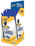 BIC Kugelschreiber Cristal LARGE 0.6mm blau 50er Set / BIC