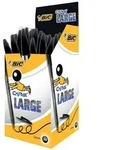 BIC Kugelschreiber Cristal LARGE 0.6mm schwarz 50er Set / BIC