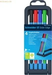 Schneider Schreibger&auml;te Schneider Kugelschreiber Slider Edge XB 4er Set