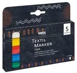 KREUL Textil Marker Opak medium 5er Set / Kreul