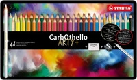 STABILO Buntstift Pastellkreidestift CarbOthello - ARTY+ 48er Metalletui