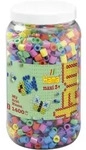 Hama 8541 - My first Hama B&uuml;gelperlen Maxi 3+ Dose mit ca. 1400 St&uuml;ck Pastell-Mix /