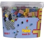 Hama 8573 - My first B&uuml;gelperlen Maxi 3+ Dose mit ca. 600 St&uuml;ck Volltonmix / Dan /