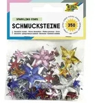 Folia Schmucksteine SPARKLING STARS 350 St&uuml;ck Gr&ouml;&szlig;en und Farben sortiert / Folia