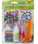 Folia 12420 - Deko-Mix Bastelset 600 Teile sortiert bestehend aus Schmucksteinen
