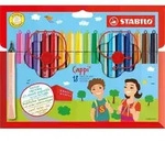 STABILO Filzstift Filzstift mit Kappenring Cappi 18er Set